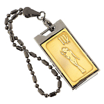 Флеш-карта брелок USB 2.0 на 32 гб с гравировкой символа знака зодиака Дева в подарочной коробке Metal Flash Drive варинант исполнения - 2 | Loft Concept в Челябинске