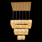 Люстра подвесная с квадратными плафонами из натурального камня Glowing Spheres варинант исполнения - 7 | Loft Concept в Челябинске