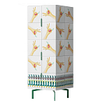 Тумба с зелеными ножками Tall Forest Ok варинант исполнения - 2 | Loft Concept в Челябинске