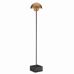 Торшер с куполообразным абажуром на чёрном мраморном основании Riverside Floor Lamp варинант исполнения - 2 | Loft Concept в Челябинске