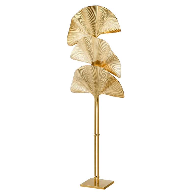 Торшер Eichholtz Floor Lamp Las Palmas Gold Золотой в Челябинске | Loft Concept 
