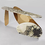 Консоль в виде овальных элементов Jinye console варинант исполнения - 2 | Loft Concept в Челябинске