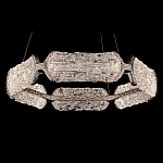 Люстра кольцевая с текстурным природным рисунком IceFlame варинант исполнения - 7 | Loft Concept в Челябинске