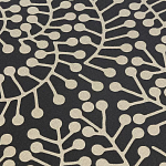 Подушка декоративная черного цвета Blossom Essence Grace варинант исполнения - 4 | Loft Concept в Челябинске