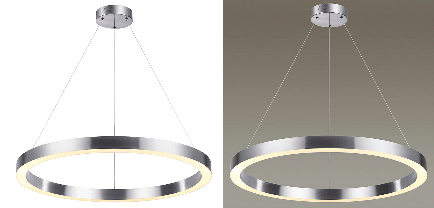 Подвесной светильник Nickel Ribbon Ring 80 Подвесной светильник Nickel Ribbon Ring 80 - Loft-Concept в Челябинске