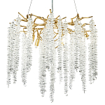 Люстра с декором в виде ветвей с хрустальными подвесками Fairytree Gold Crystal Chandelier 6 варинант исполнения - 1 | Loft Concept в Челябинске