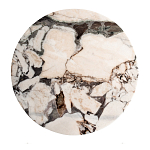 Столик журнальный с круглой мраморной столешницей Unique Stone Design варинант исполнения - 2 | Loft Concept в Челябинске