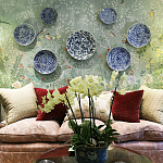 Обои ручная роспись Temple Newsam Mercury Grey варинант исполнения - 4 | Loft Concept в Челябинске