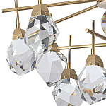 Люстра с хрустальными плафонами Esme Crystal Brass Chandelier варинант исполнения - 3 | Loft Concept в Челябинске