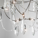 Люстра с каркасом из тонких металлических нитей и хрустальными подвесками Crystal Metal Threads Chandelier 40 варинант исполнения - 2 | Loft Concept в Челябинске