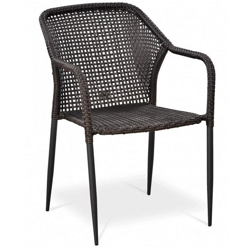 Стул Rottan stool brown Коричневый Черный Стул Rottan stool brown Коричневый Черный в Челябинске | Loft Concept