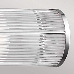 Бра для ванных комнат горизонтальное с 2-мя прозрачными рифлеными цилиндрическими плафонами Feiss варинант исполнения - 4 | Loft Concept в Челябинске