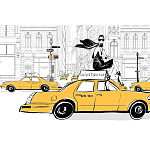 Megan Hess. New york: through a fashion eye варинант исполнения - 4 | Loft Concept в Челябинске