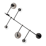 Бра с 5-ю плафонами разного диаметра и цвета Polyhedron варинант исполнения - 2 | Loft Concept в Челябинске