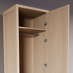 Узкий Шкаф Primo с 2 выдвижными ящиками Светлый дуб варинант исполнения - 6 | Loft Concept в Челябинске