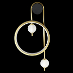 Бра с круглой рамкой и стеклянными белыми шарами B.LUX C Ball варинант исполнения - 2 | Loft Concept в Челябинске