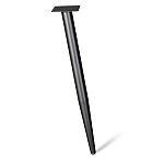 Обеденный стол с прямоугольной черно-золотой столешницей из стекла на 4-х металлических ножках Gold and Black Marble варинант исполнения - 5 | Loft Concept в Челябинске