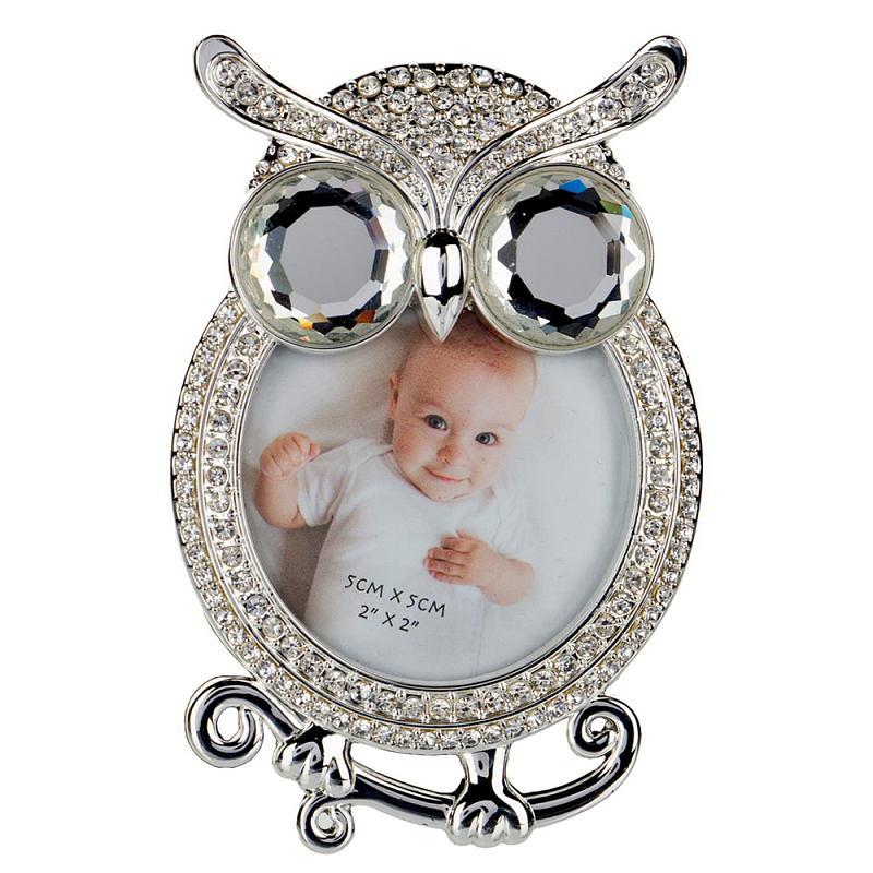 Фоторамка детская Childhood Corner Owl Серебряный Фоторамка детская Childhood Corner Owl Серебряный в Челябинске | Loft Concept