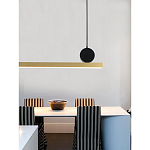 Люстра линейная светодиодная в минималистичном стиле New Age of Light варинант исполнения - 7 | Loft Concept в Челябинске