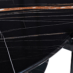 Стол журнальный круглый черный с полкой Inherence варинант исполнения - 3 | Loft Concept в Челябинске