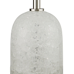 Настольная лампа с высоким тканевым абажуром Cracked Base варинант исполнения - 1 | Loft Concept в Челябинске