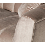 Диван трехместный велюровый серый Island of Comfort варинант исполнения - 3 | Loft Concept в Челябинске