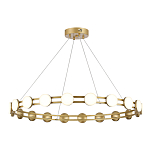 Люстра кольцевая с круглыми светодиодными источниками света Maxine Light варинант исполнения - 7 | Loft Concept в Челябинске