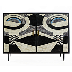 Буфет в гостиную с инкрустацией  Bone Inlay sideboard - 2 doors варинант исполнения - 1 | Loft Concept в Челябинске