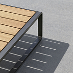 Шезлонг на металлическом каркасе с регулируемой спинкой GUELL Sunbed варинант исполнения - 5 | Loft Concept в Челябинске