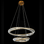 Люстра подвесная из 2-х колец Round Air Chandelier варинант исполнения - 1 | Loft Concept в Челябинске