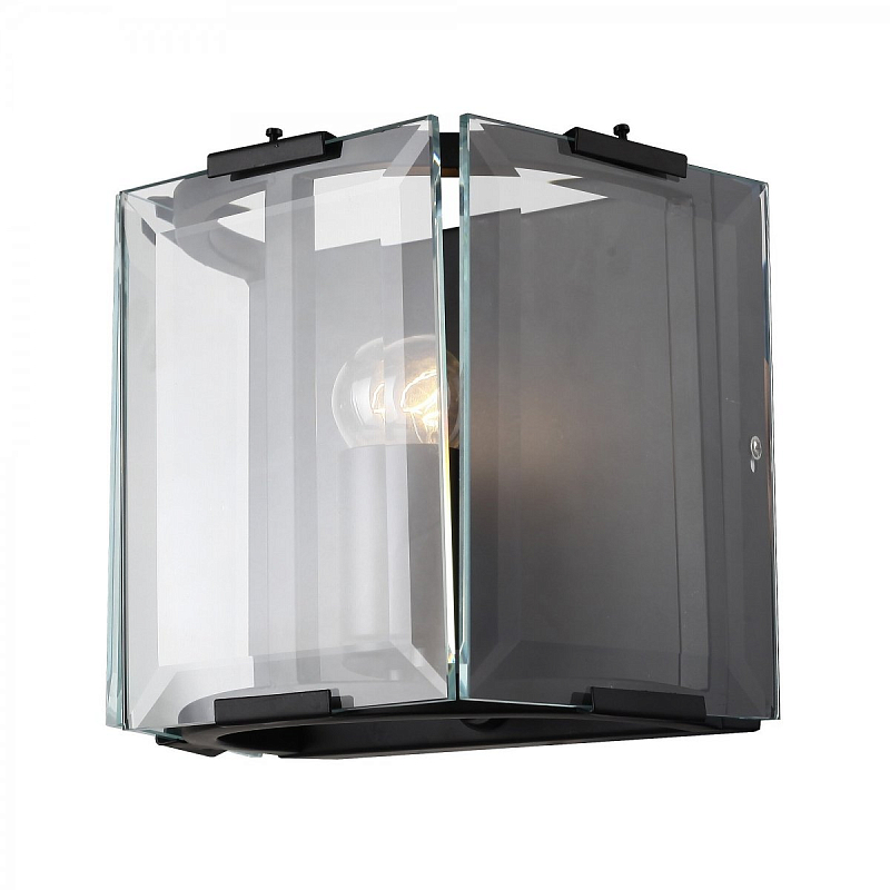 Бра Harlow Crystal Round Cube Черный Бра Harlow Crystal Round Cube Черный в Челябинске | Loft Concept