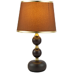 Настольная лампа с абажуром Altera Lampshade Brown Gold Table Lamp варинант исполнения - 1 | Loft Concept в Челябинске