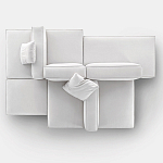 Модульный диван трансформер Harn в стиле минимализм  варинант исполнения - 2 | Loft Concept в Челябинске