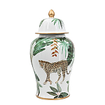 Ваза из фарфора с ручной росписью Leopard Collection  варинант исполнения - 3 | Loft Concept в Челябинске