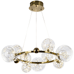 Дизайнерская кольцевая люстра с гирляндой внутри стеклянных плафонов Iona Garland Chandelier 9 варинант исполнения - 2 | Loft Concept в Челябинске