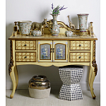 Комод деревянный Illustration of flowers варинант исполнения - 7 | Loft Concept в Челябинске