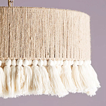 Люстра круглая плетеная с кисточками Solar Glow варинант исполнения - 7 | Loft Concept в Челябинске