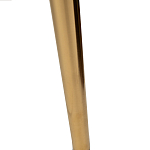 Стул бежевый из экокожи на золотых ножках Attribute of Elegance варинант исполнения - 5 | Loft Concept в Челябинске