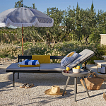 Диван-шезлонг черный Annet варинант исполнения - 7 | Loft Concept в Челябинске