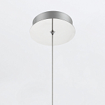 Подвесной светильник хромированного цвета с прозрачным цилиндрическим стеклянным плафоном Eurofase варинант исполнения - 7 | Loft Concept в Челябинске