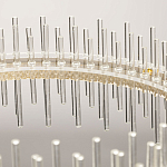 Люстра круглая с прозрачными стеклянными трубками 51 см Nembus варинант исполнения - 12 | Loft Concept в Челябинске