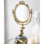 Настольное зеркало в бронзовой рамке Eden Garden варинант исполнения - 4 | Loft Concept в Челябинске