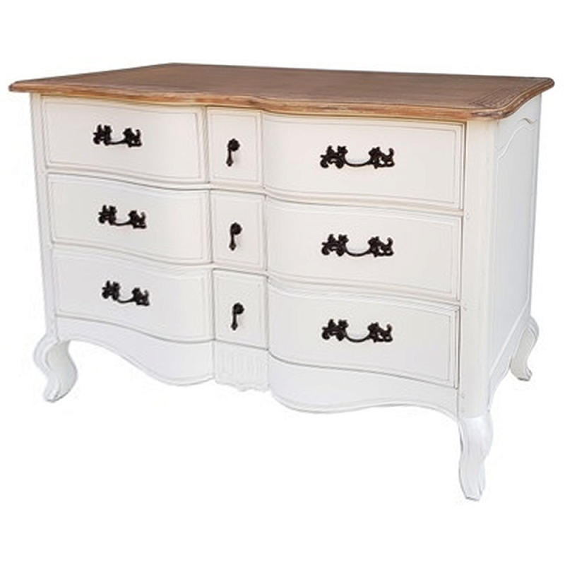 Комод бежевый в стиле Прованс Montmartre Provence Beige Wide Бежевый Коричневый Бронза Комод бежевый в стиле Прованс Montmartre Provence Beige Wide Бежевый Коричневый Бронза в Челябинске | Loft Concept