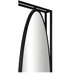 Зеркало овальное в металлической оправе в стиле лофт Urban Style Space варинант исполнения - 2 | Loft Concept в Челябинске