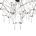 Потолочный светильник с тонким металлическим каркасом цвета хром Quasar варинант исполнения - 4 | Loft Concept в Челябинске