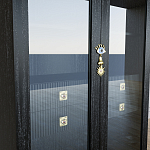 Дизайнерский шкаф витрина Elsa Dreams Black с 4-мя ящиками варинант исполнения - 4 | Loft Concept в Челябинске