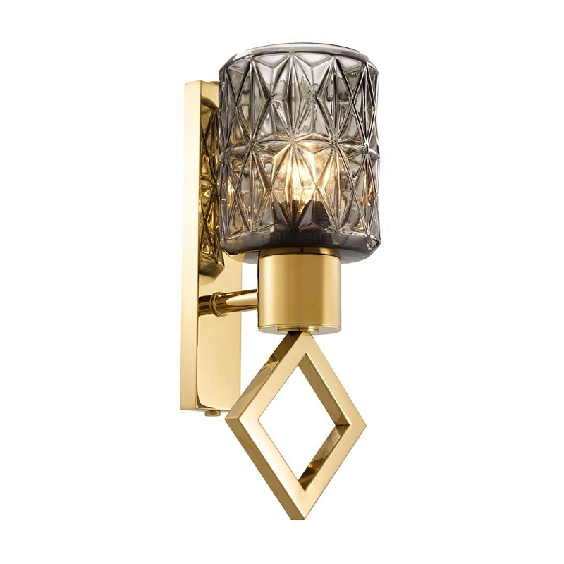 Бра Eichholtz Wall Lamp Touch Золотой Дымчатый (Smoke) Бра Eichholtz Wall Lamp Touch Золотой Дымчатый (Smoke) в Челябинске | Loft Concept