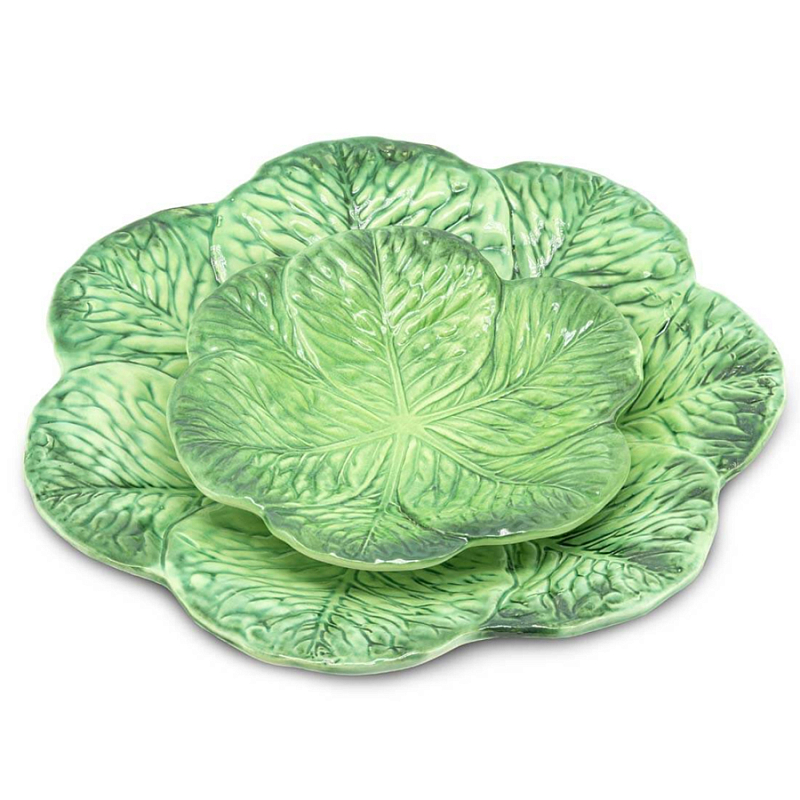 Тарелка Abhika PLATE LEAF CABBAGE Green Зеленый Тарелка Abhika PLATE LEAF CABBAGE Green Зеленый в Челябинске | Loft Concept