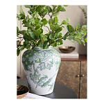 Ваза с зелеными цветочными и птичьими мотивами Vase Inspired by Nature варинант исполнения - 5 | Loft Concept в Челябинске