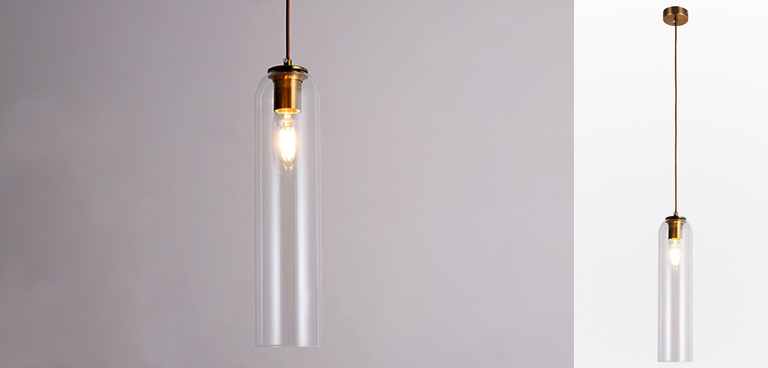 Подвесной светильник Float Pendant Drunken Clear glass Подвесной светильник Float Pendant Drunken Clear glass - Loft-Concept в Челябинске